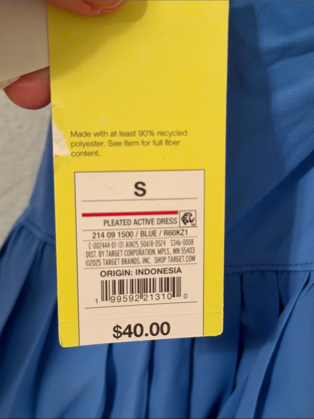 all in motion Light Blue Skater Skirt - Picture 3 of 8